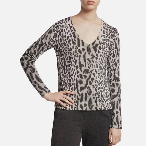 ATM/Anthony Thomas Melillo leopard sweater - Picture 1 of 4